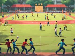 Lapangan Olahraga & Area Aktivitas