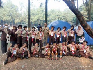 Semarak LT-II Pramuka Kwaran Bojonggede, SD Negeri Pabuaran 03 Tunjukkan Semangat dan Kekompakan