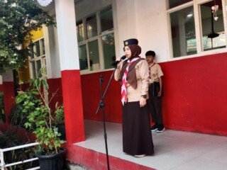Semangat Hari Pramuka ke-65, SD Negeri Pabuaran 03 Bojonggede Tanamkan Kedisiplinan dan Kemandirian